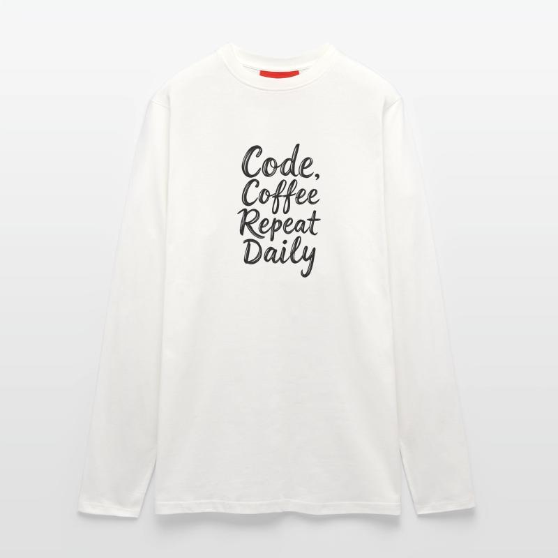 Code Schlaf Debug Wiederholungsprogramm Shirt Langarmshirt - made by SPREAD 