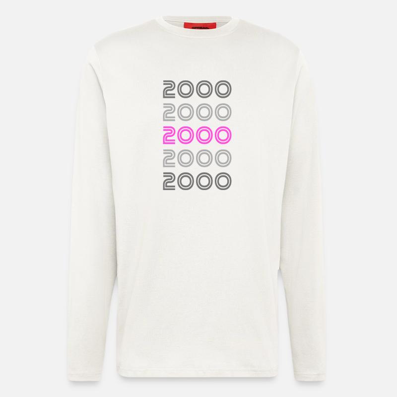 retro 2000 - Longsleeve - made by SPREAD  - OFF WHITE