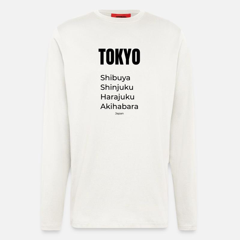 Tokyo District Tea - Longsleeve - made by SPREAD  - OFF WHITE