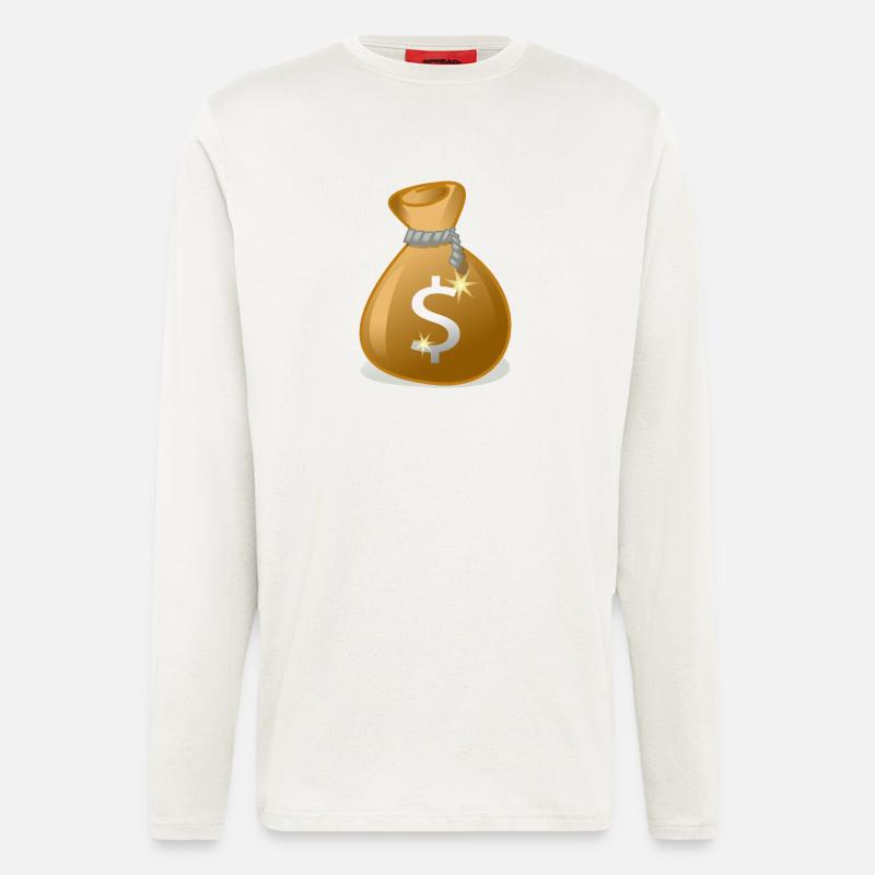 Geldsack - Langarmshirt - made by SPREAD  - OFF WHITE
