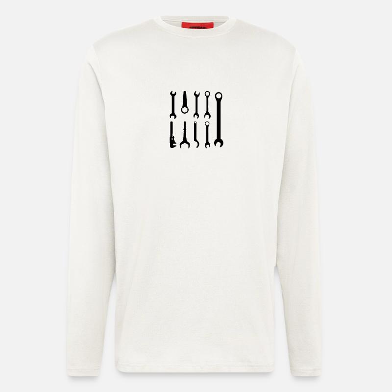 Werkzeug - Langarmshirt - made by SPREAD  - OFF WHITE