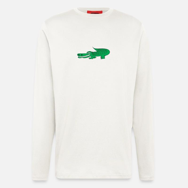 kroko 25 - Langarmshirt - made by SPREAD  - OFF WHITE