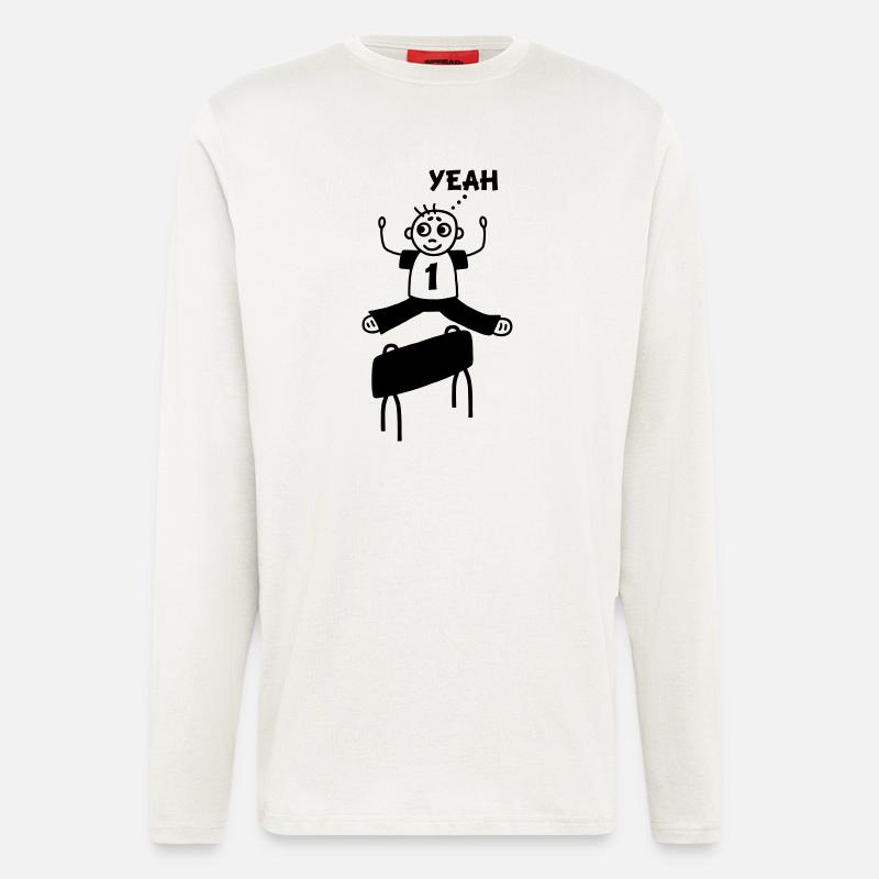 Bockspringen yeah - Langarmshirt - made by SPREAD  - OFF WHITE