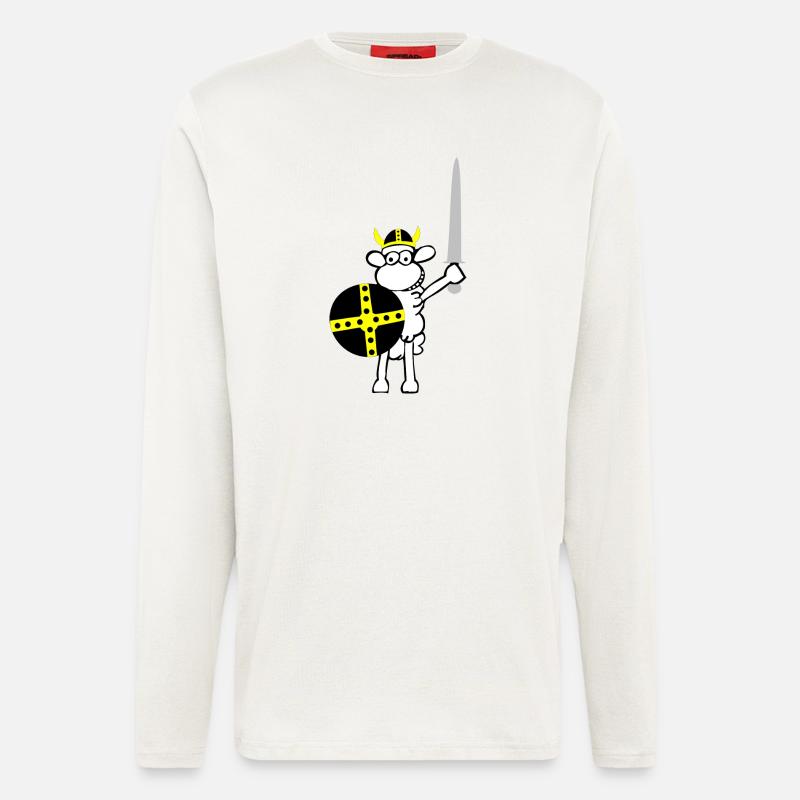 wikinger3 - Langarmshirt - made by SPREAD  - OFF WHITE