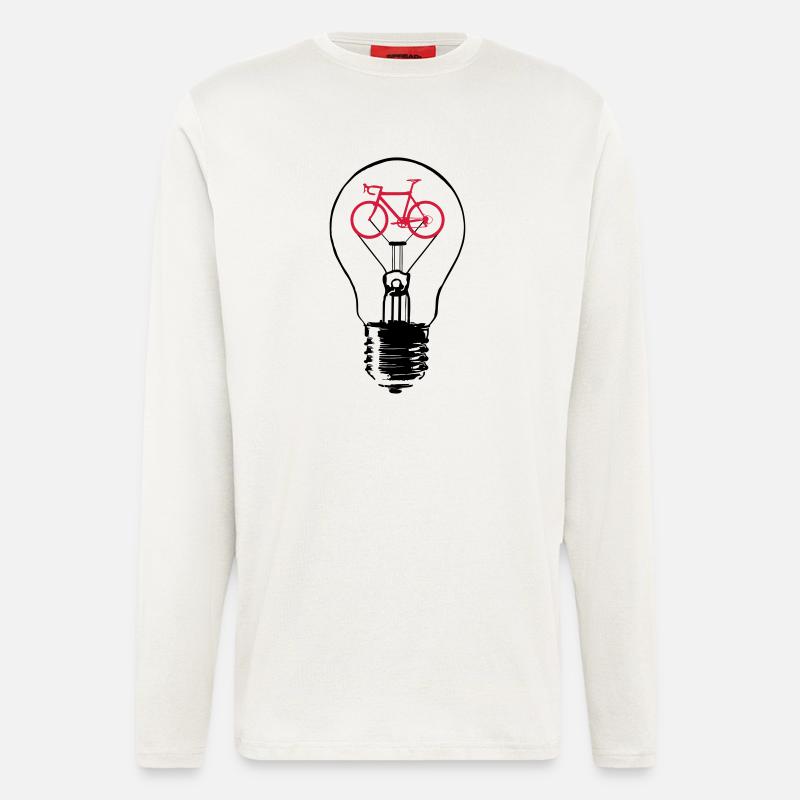 BULB / BIKE - Langarmshirt - made by SPREAD - OFF WHITE