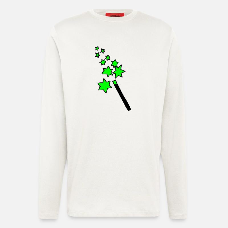 magic - wand - wizard - witch - Longsleeve - made by SPREAD  - OFF WHITE