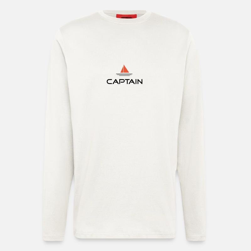 captain - Langarmshirt - made by SPREAD  - OFF WHITE