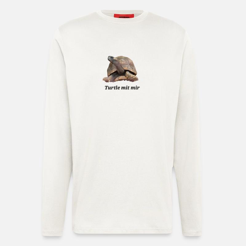 Turtle mit mir - Langarmshirt - made by SPREAD  - OFF WHITE