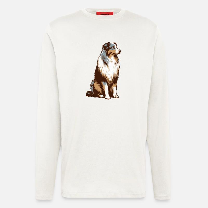 Australian Shepherd - Langarmshirt - made by SPREAD  - OFF WHITE