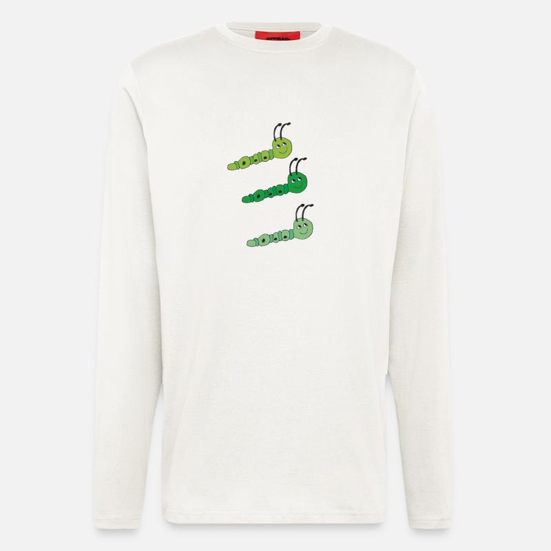 Raupen drillinge - Langarmshirt - made by SPREAD  - OFF WHITE