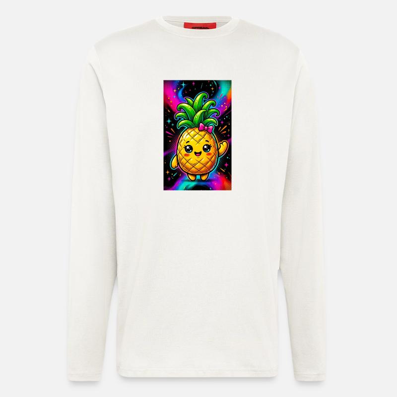 Ananas - Langarmshirt - made by SPREAD  - OFF WHITE