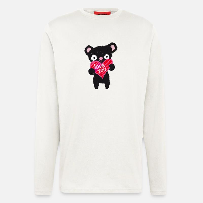 Love Bear - Langarmshirt - made by SPREAD  - OFF WHITE