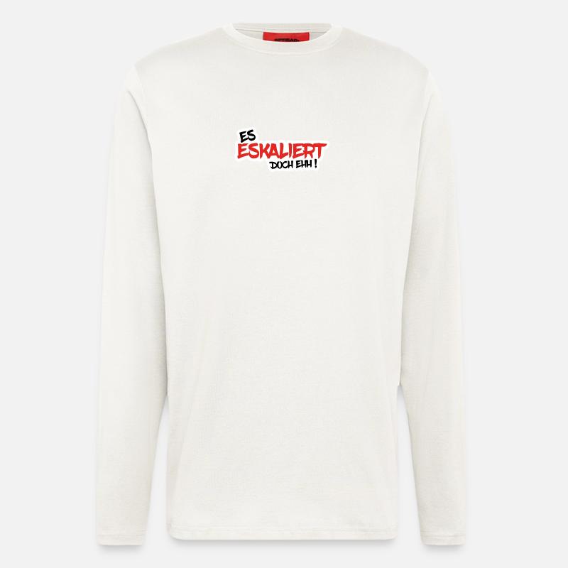IT IS ESCALING EHH! - Longsleeve - made by SPREAD - OFF WHITE