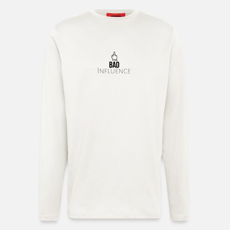 Bad Influence - Langarmshirt - made by SPREAD  - OFF WHITE