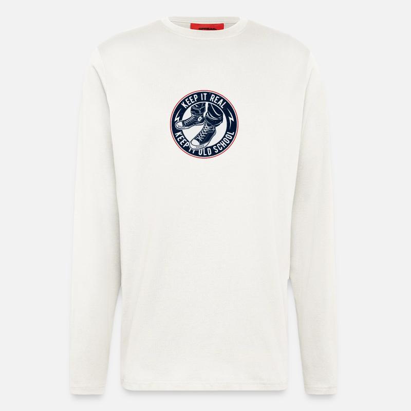 Keep It Oldschool - Longsleeve - made by SPREAD  - OFF WHITE