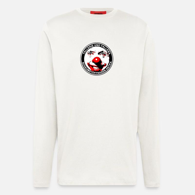 Fun Clown Varaiation Falleri Fallera - Langarmshirt - made by SPREAD  - OFF WHITE