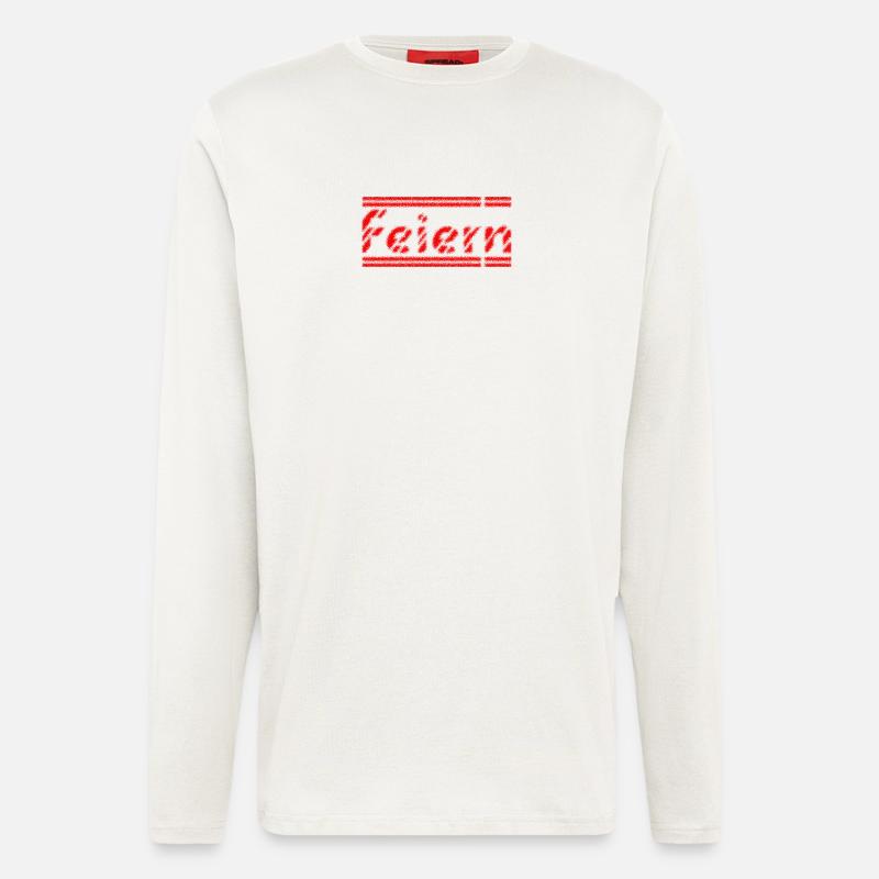 Feiern - Langarmshirt - made by SPREAD  - OFF WHITE