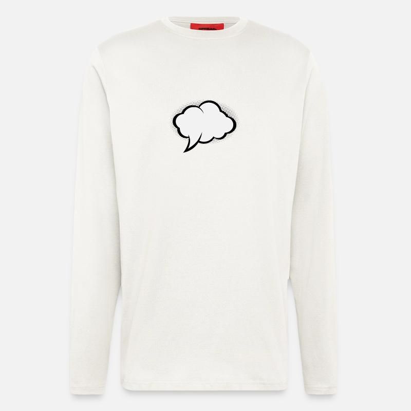 Comic Speech Bubble - Longsleeve - made by SPREAD  - OFF WHITE