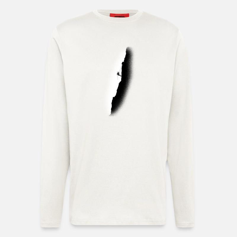 Mountain climber - climber - climbing - Longsleeve - made by SPREAD  - OFF WHITE
