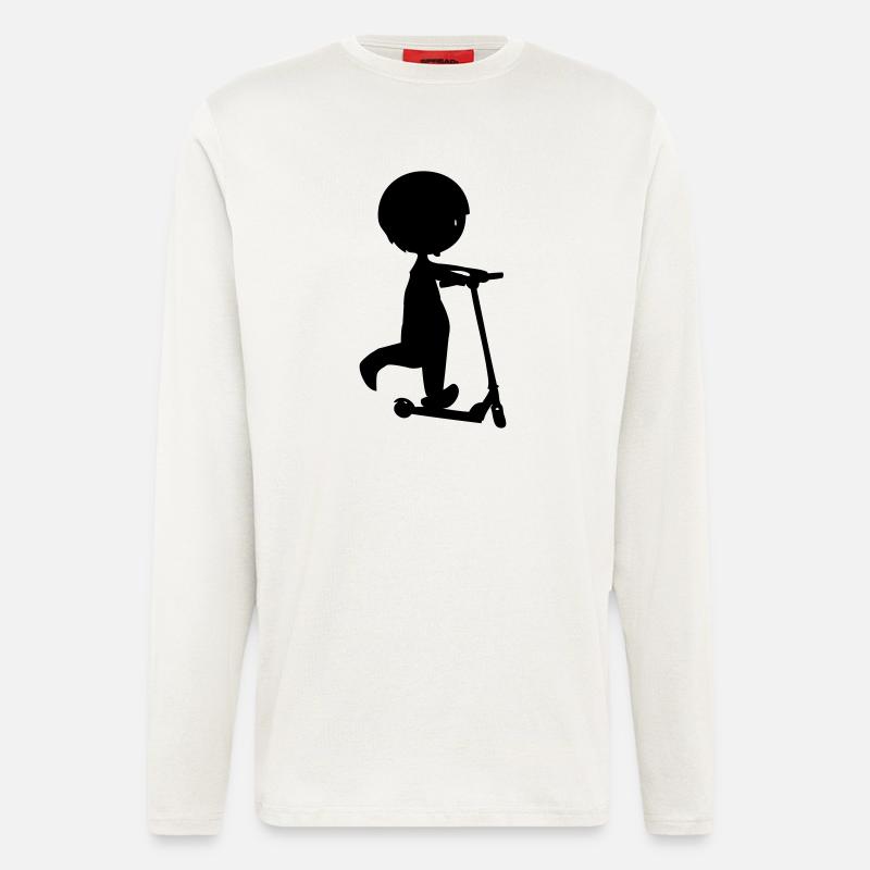 Boy Reiten - Langarmshirt - made by SPREAD  - OFF WHITE