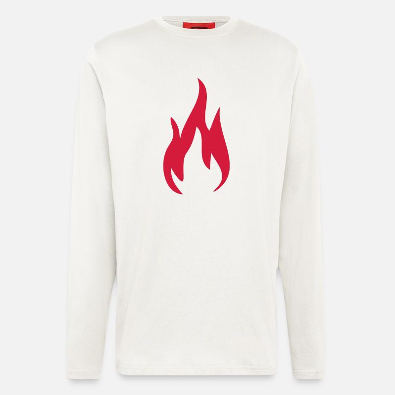 Fire Fire Fire 1c - Longsleeve - made by SPREAD  - OFF WHITE