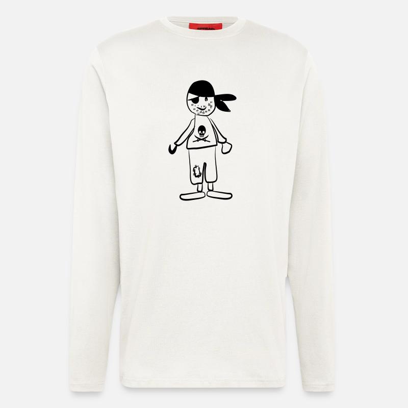 Pirat - Langarmshirt - made by SPREAD  - OFF WHITE