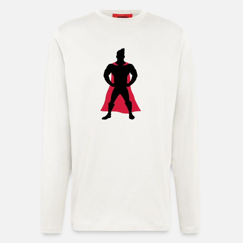 Superhero - Langarmshirt - made by SPREAD  - OFF WHITE