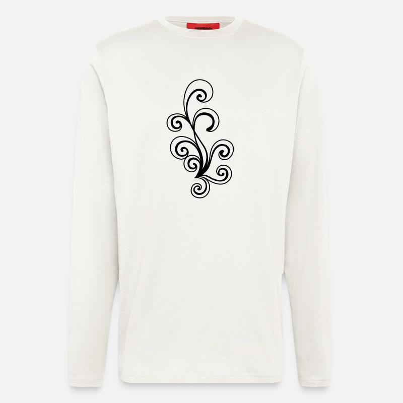 abstract form - Longsleeve - made by SPREAD  - OFF WHITE