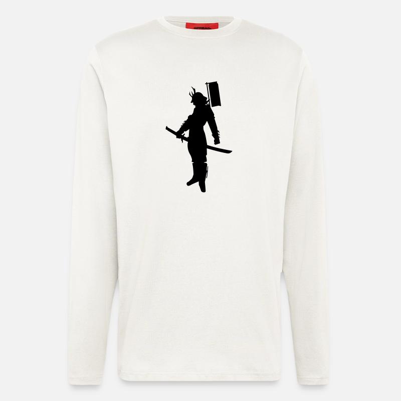 samurai - Langarmshirt - made by SPREAD  - OFF WHITE