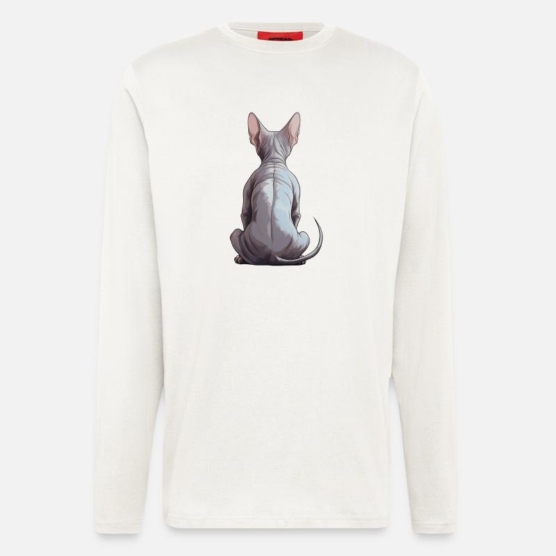 Sphynx - Langarmshirt - made by SPREAD  - OFF WHITE