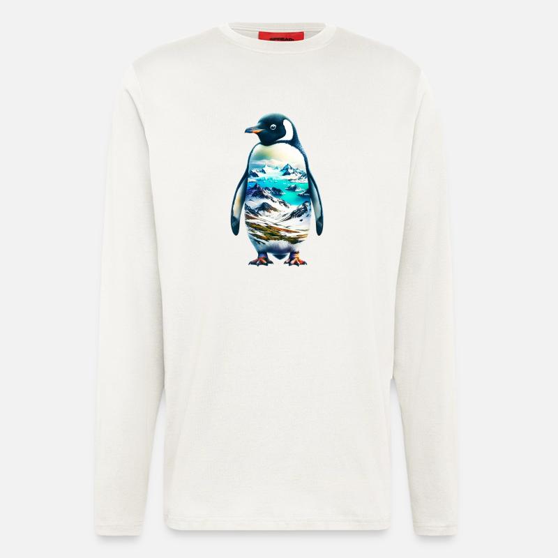 Penguin - Longsleeve - made by SPREAD - OFF WHITE