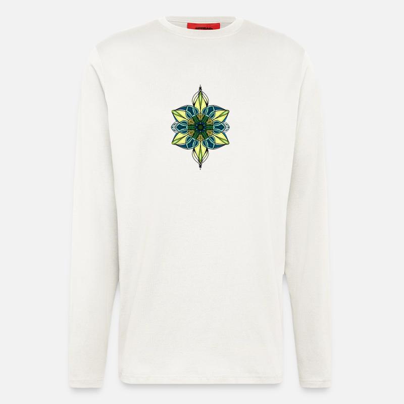 Ornament - Langarmshirt - made by SPREAD  - OFF WHITE