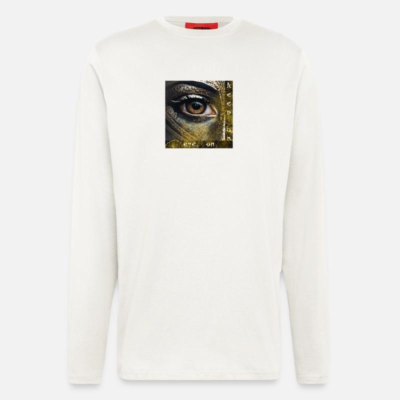 keep an eye on - Beobachtungsmodus - Langarmshirt - made by SPREAD  - OFF WHITE
