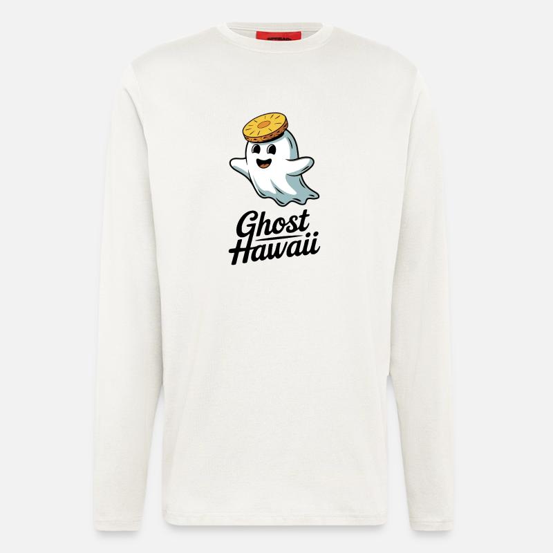 Ghost Hawaii - Langarmshirt - made by SPREAD  - OFF WHITE