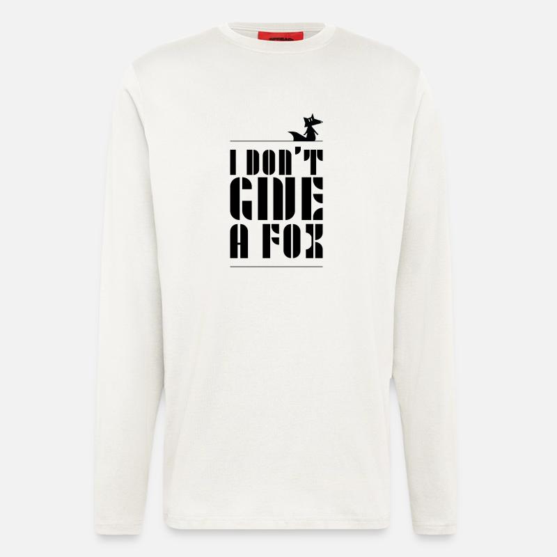 dont_give_a_fox - Longsleeve - made by SPREAD  - OFF WHITE