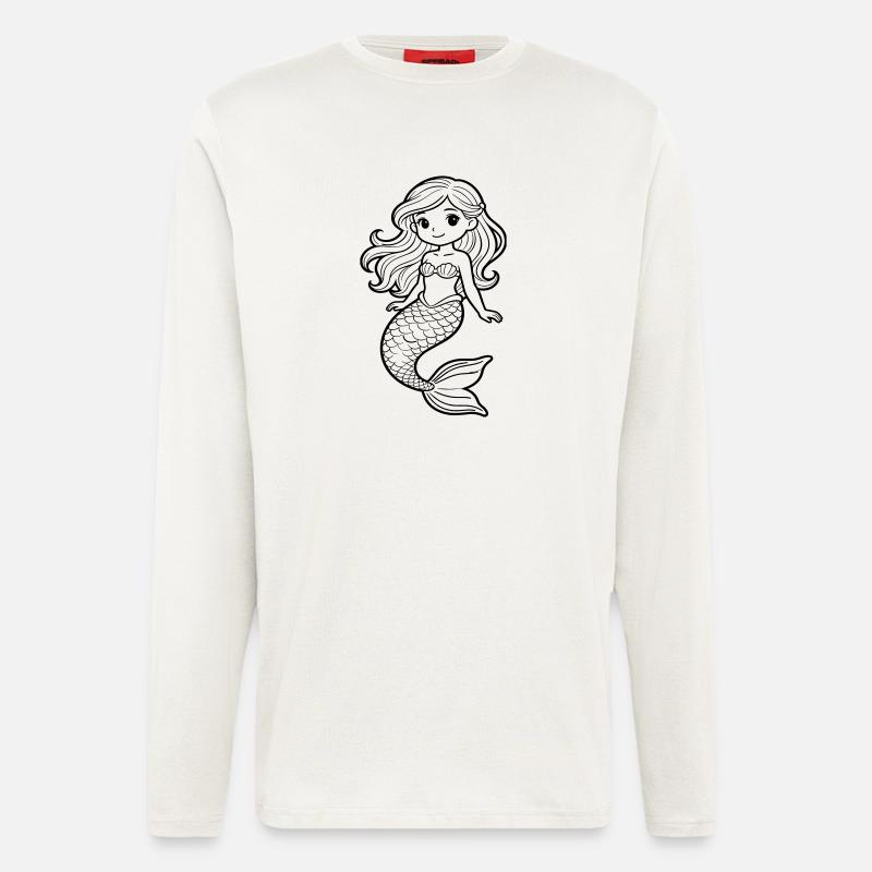 mermaid - Longsleeve - made by SPREAD  - OFF WHITE