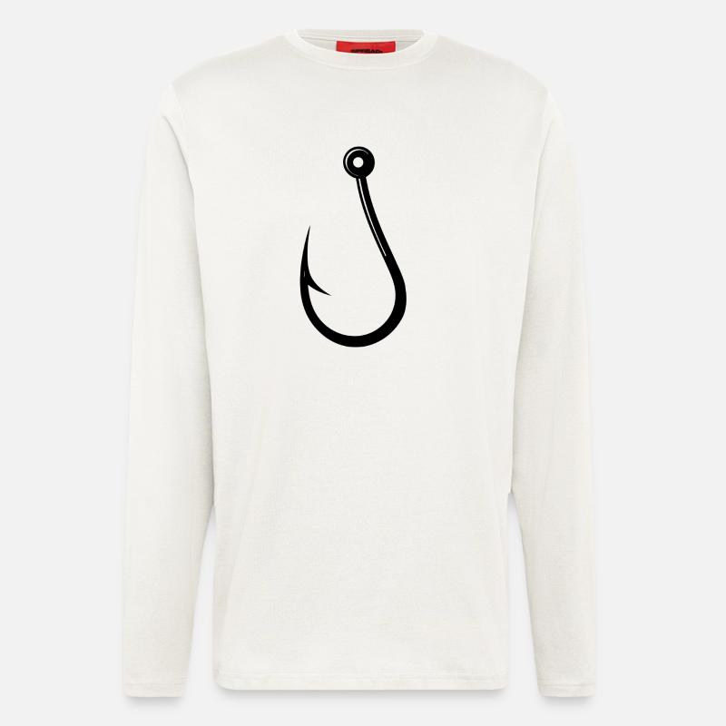 Fish hook - Longsleeve - made by SPREAD  - OFF WHITE