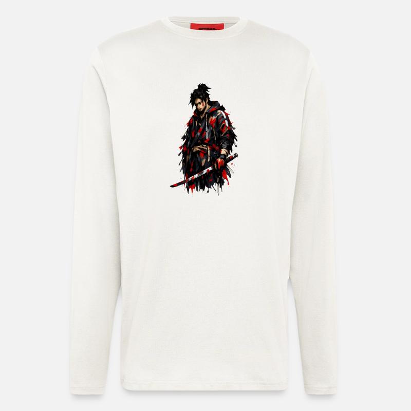 Red Shadow Samurai - Longsleeve - made by SPREAD - OFF WHITE