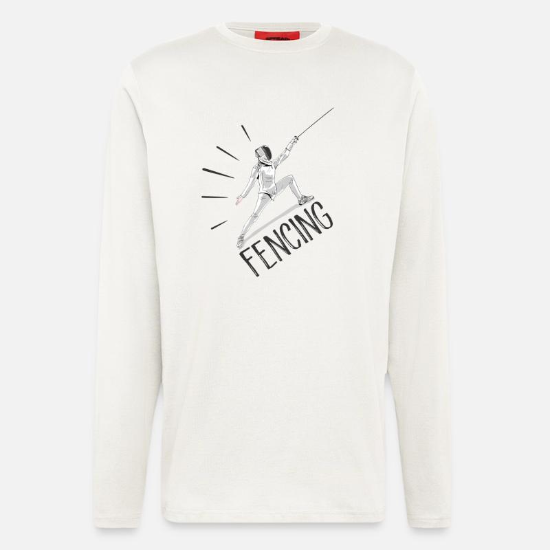 Fechten - Langarmshirt - made by SPREAD  - OFF WHITE