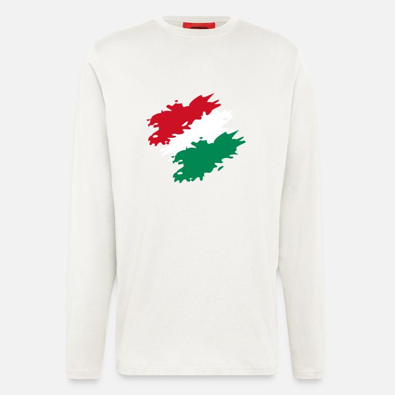 Ungarn - Langarmshirt - made by SPREAD  - OFF WHITE