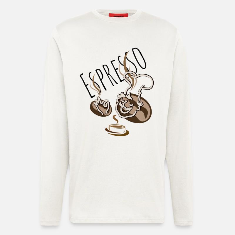 Espresso - Langarmshirt - made by SPREAD  - OFF WHITE