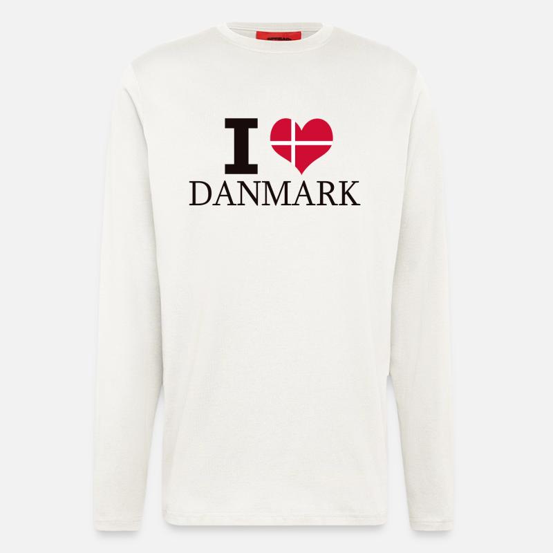 I LOVE DANMARK - Langarmshirt - made by SPREAD  - OFF WHITE