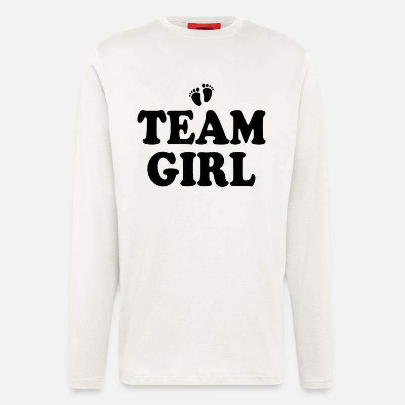 Team girl - Langarmshirt - made by SPREAD  - OFF WHITE