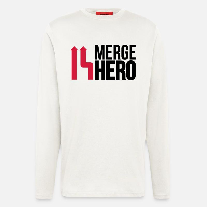 Merge Code Held - Langarmshirt - made by SPREAD  - OFF WHITE