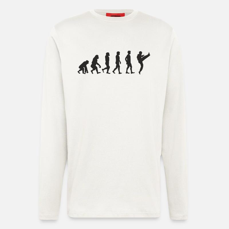 Evolution Karate - Longsleeve - made by SPREAD  - OFF WHITE