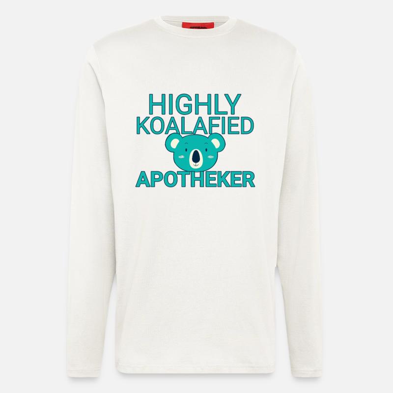 Apotheker Koalafied - Langarmshirt - made by SPREAD  - OFF WHITE
