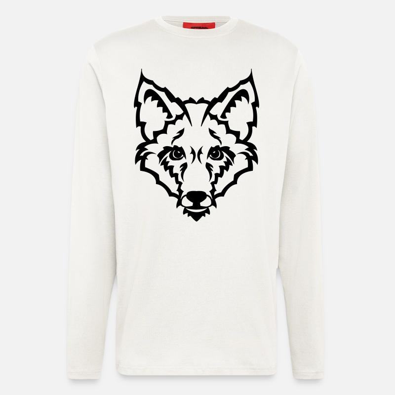 fox - Longsleeve - made by SPREAD  - OFF WHITE