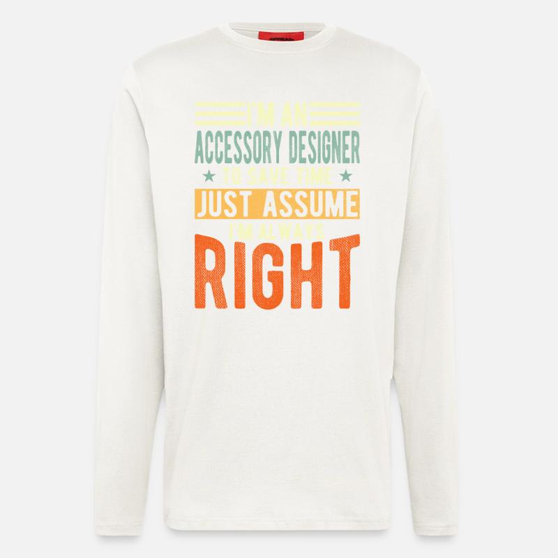 Accessory Designer - Longsleeve - made by SPREAD  - OFF WHITE