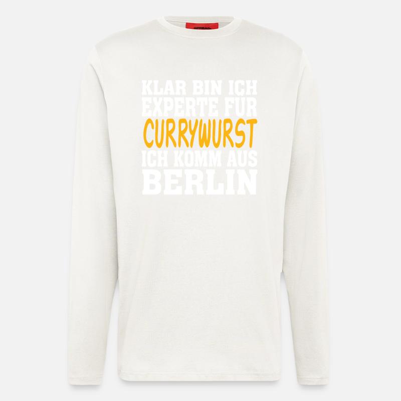 Currywurst - Langarmshirt - made by SPREAD  - OFF WHITE