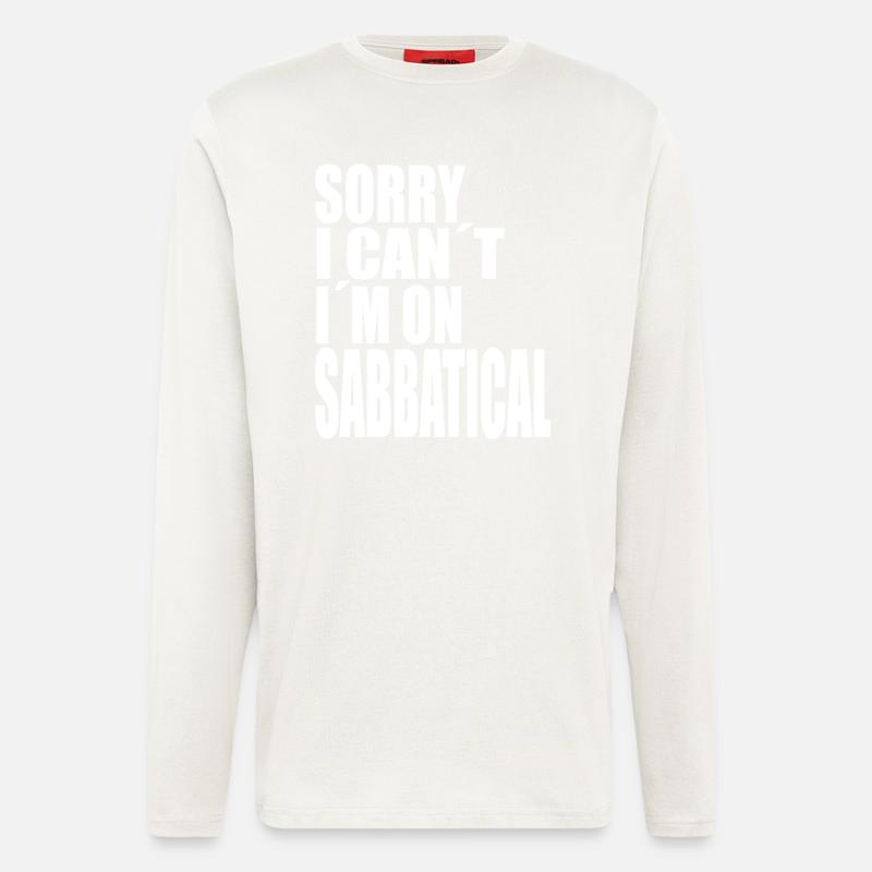 Jobless jokes funny quotes - Longsleeve - made by SPREAD  - OFF WHITE